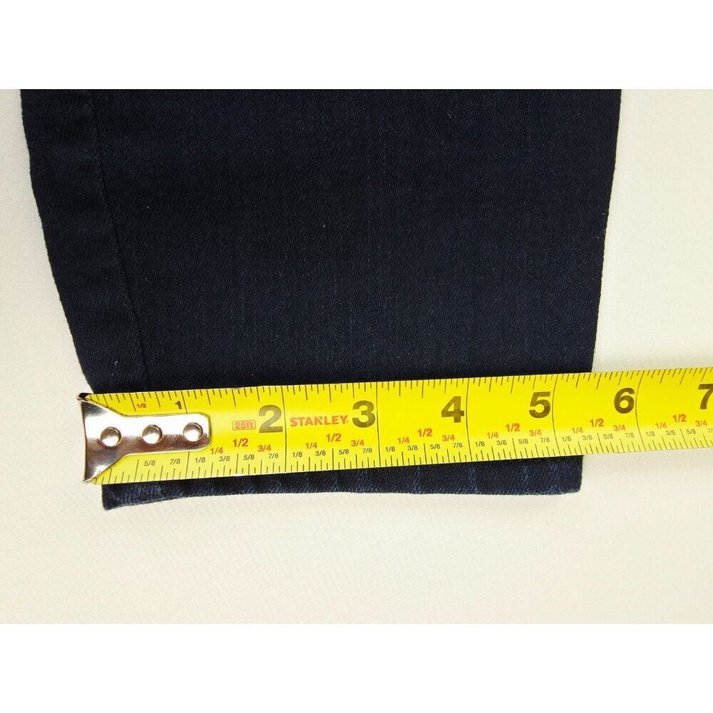Spanx Size Medium 6-8 Womens 30" Inseam Navy Cropped Denim Side Zip Leggings NWT - Picture 4 of 15